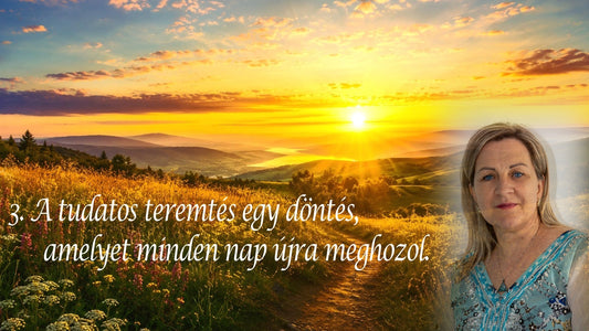 3. A tudatos teremtés egy döntés, amelyet minden nap újra meghozol