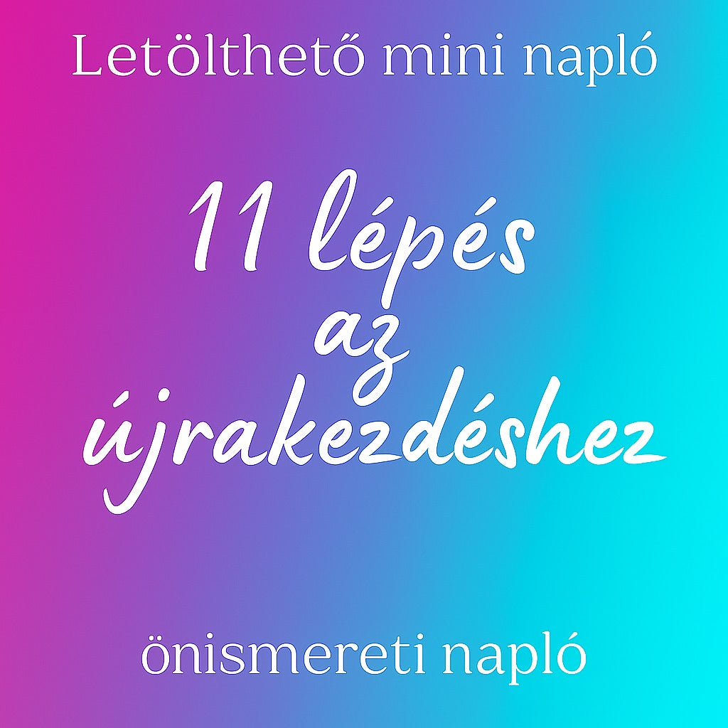11.11 -11 lépés az újrakezdéshez, önismereti napló
